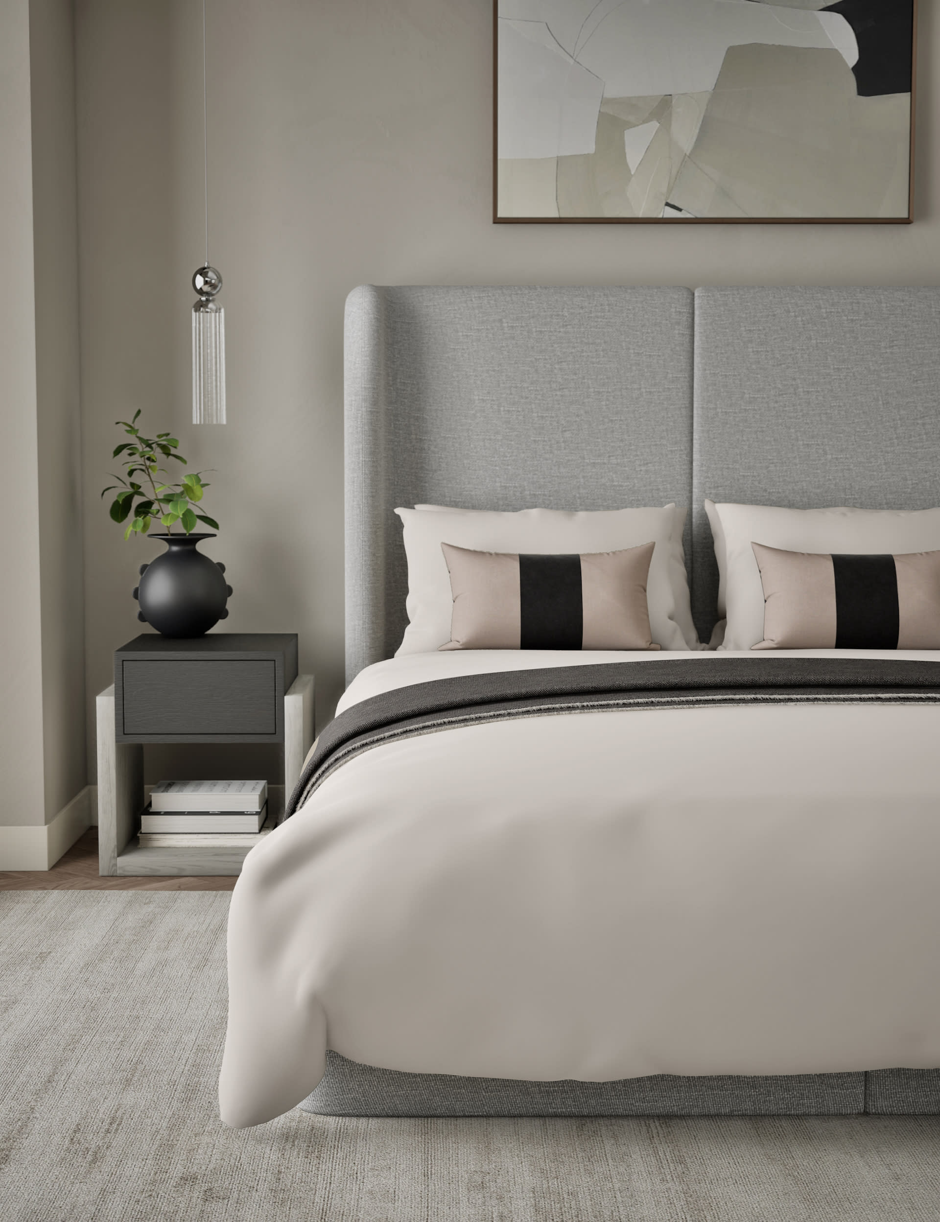 Kelly Hoppen cotton sateen bedding set super king - British product