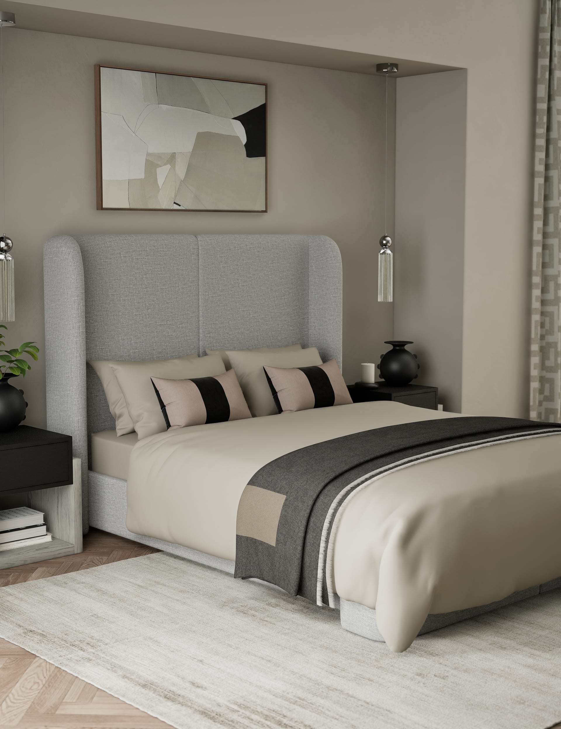 Kelly Hoppen cotton sateen bedding set super king - British product