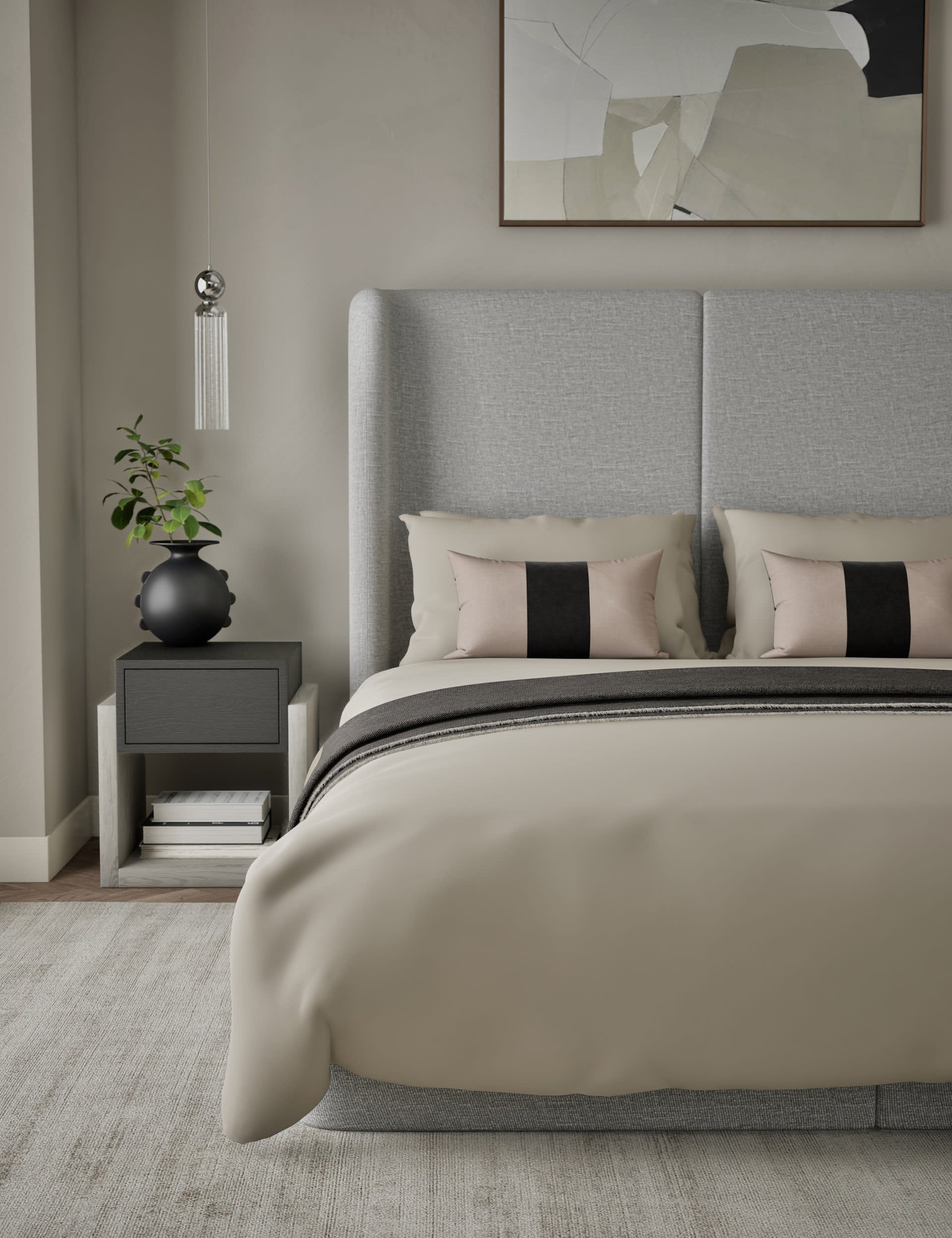 Kelly Hoppen cotton sateen bedding set super king - British product