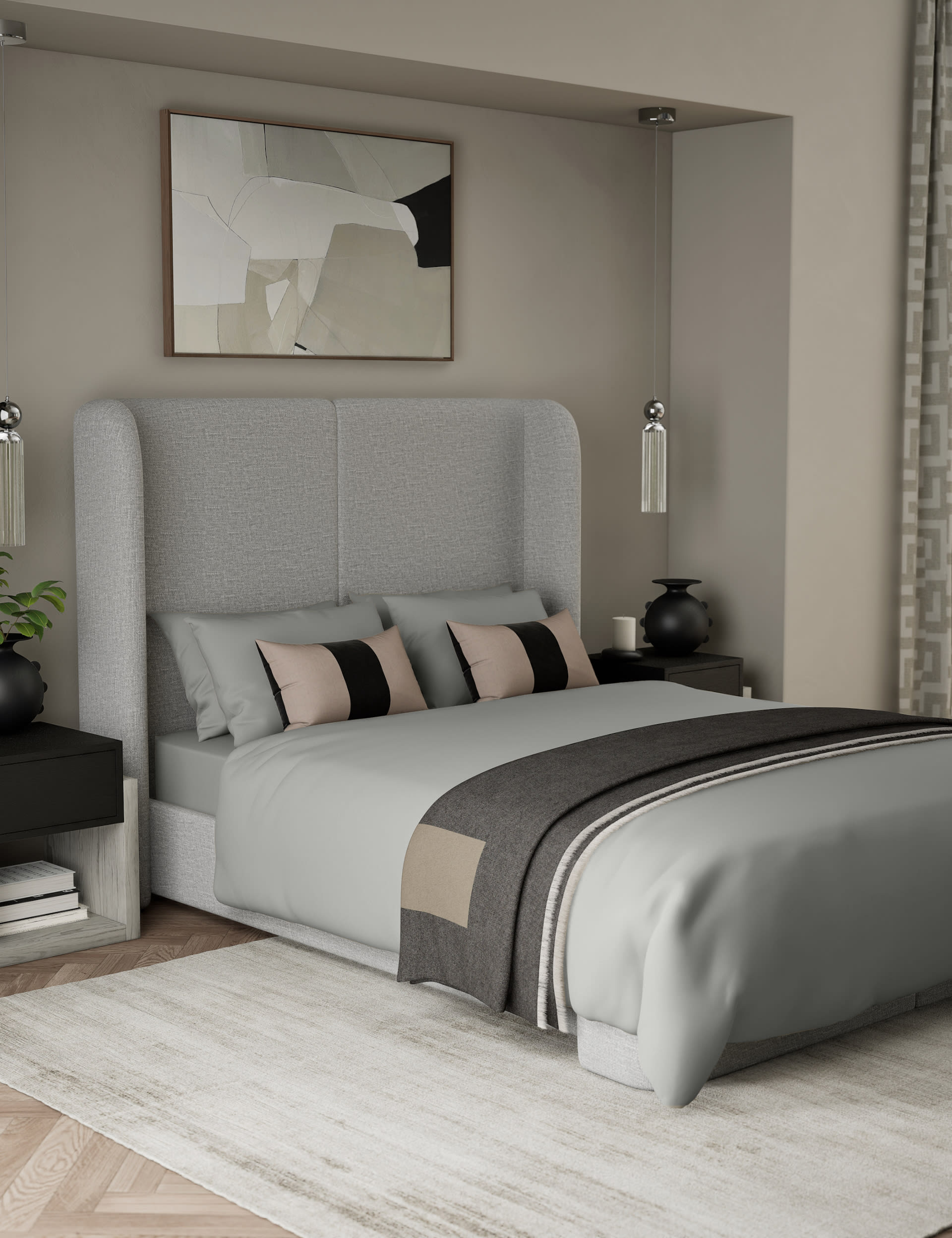 Kelly Hoppen cotton sateen bedding set super king - British product