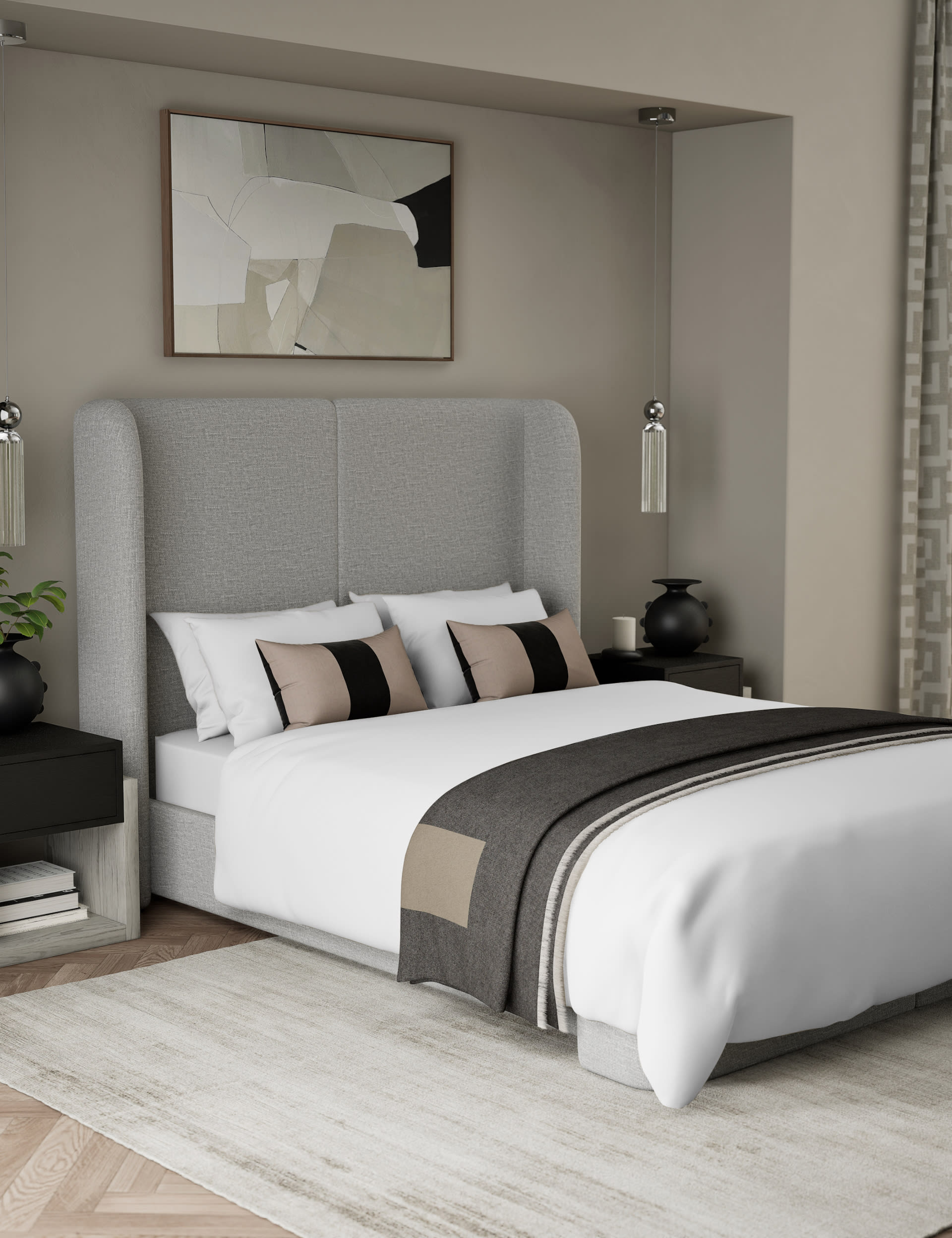 Kelly Hoppen cotton sateen bedding set super king - British product