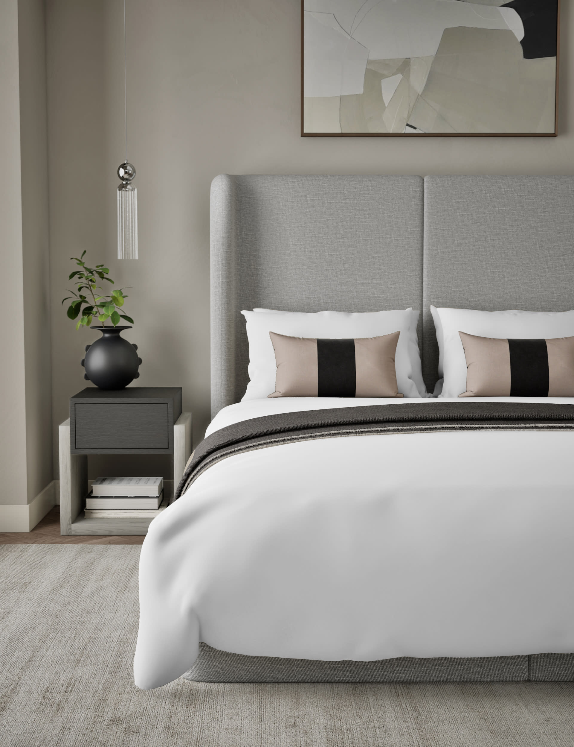 Kelly Hoppen cotton sateen bedding set super king - British product
