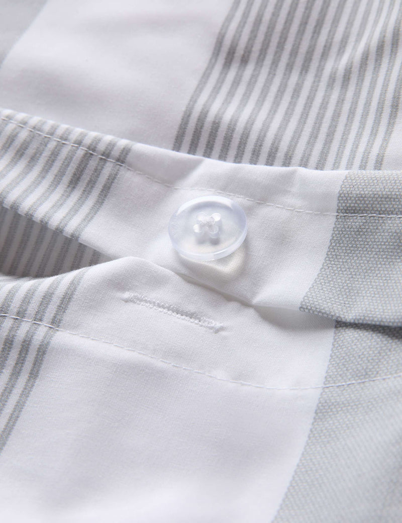 Hadley Striped Cotton Bedding Set Single, imported from the UK