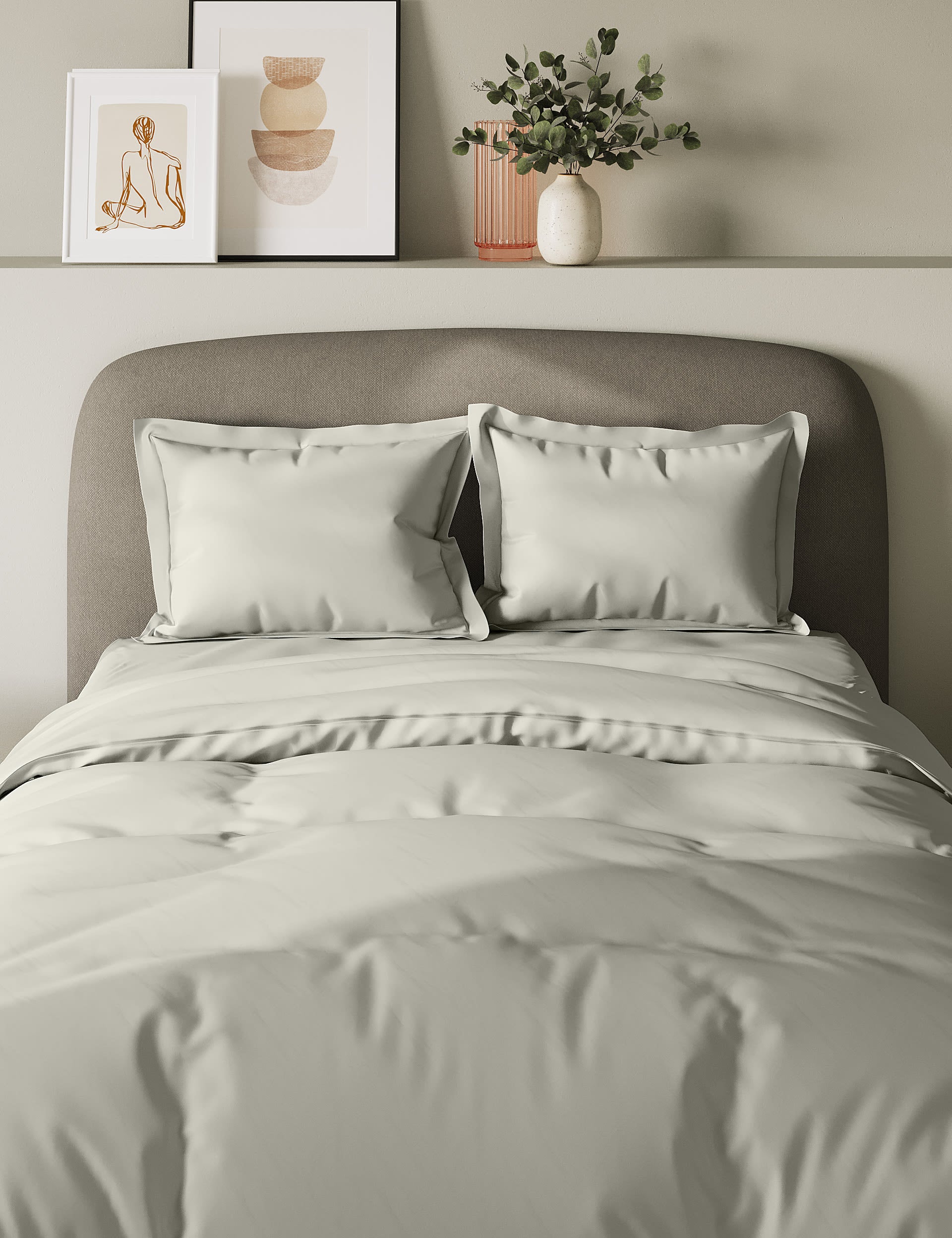 Pillowcases Oxford 300 thread count 2 pack - British product