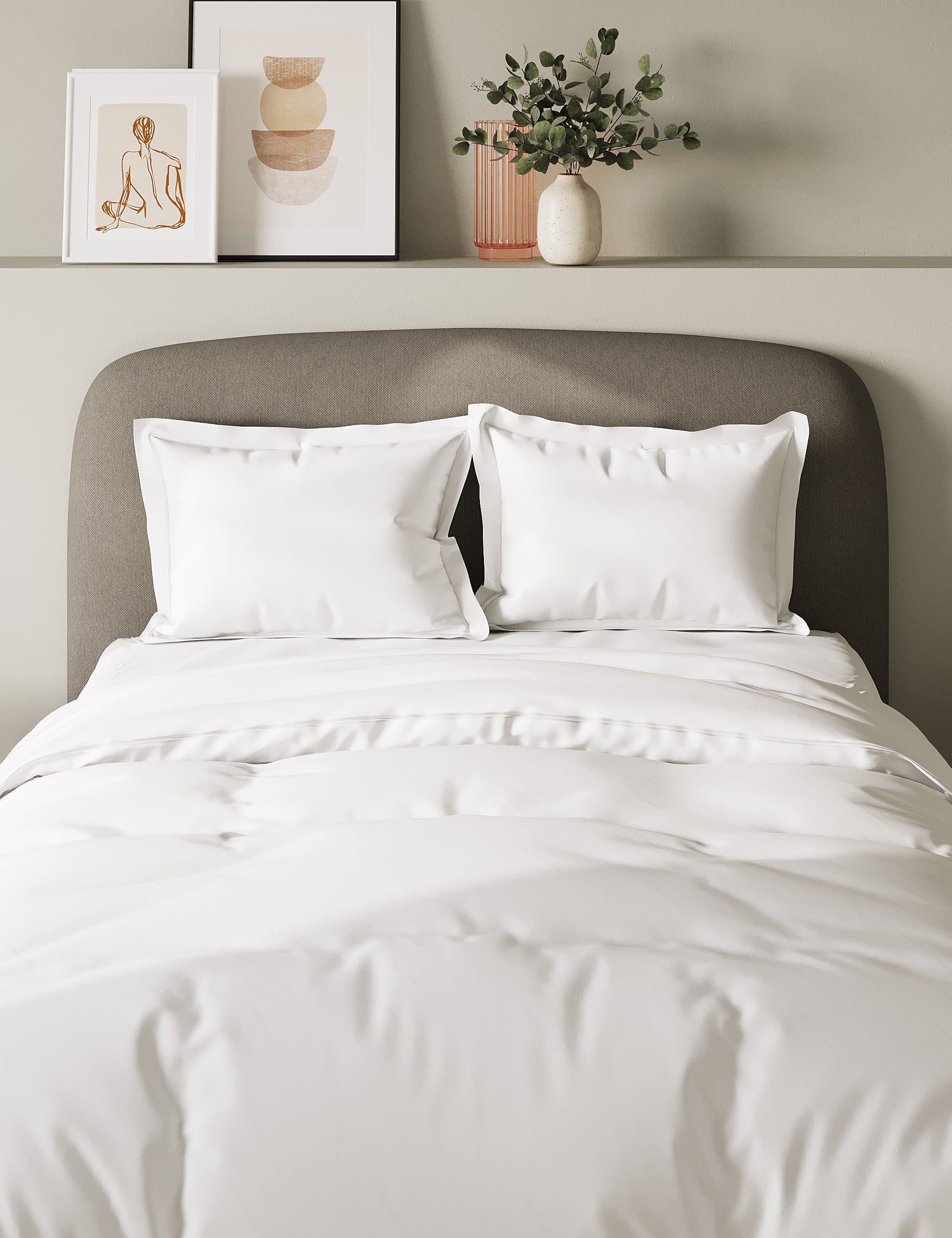 2 Pack 300 Thread Count Oxford Pillowcases