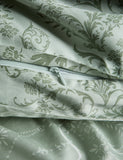 Aida-Alouette damask sateen bedding set - British product