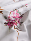 Pure cotton sateen cherry blossom bedding set, imported from the UK