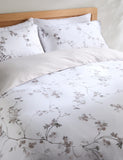 Pure cotton sateen cherry blossom bedding set, imported from the UK