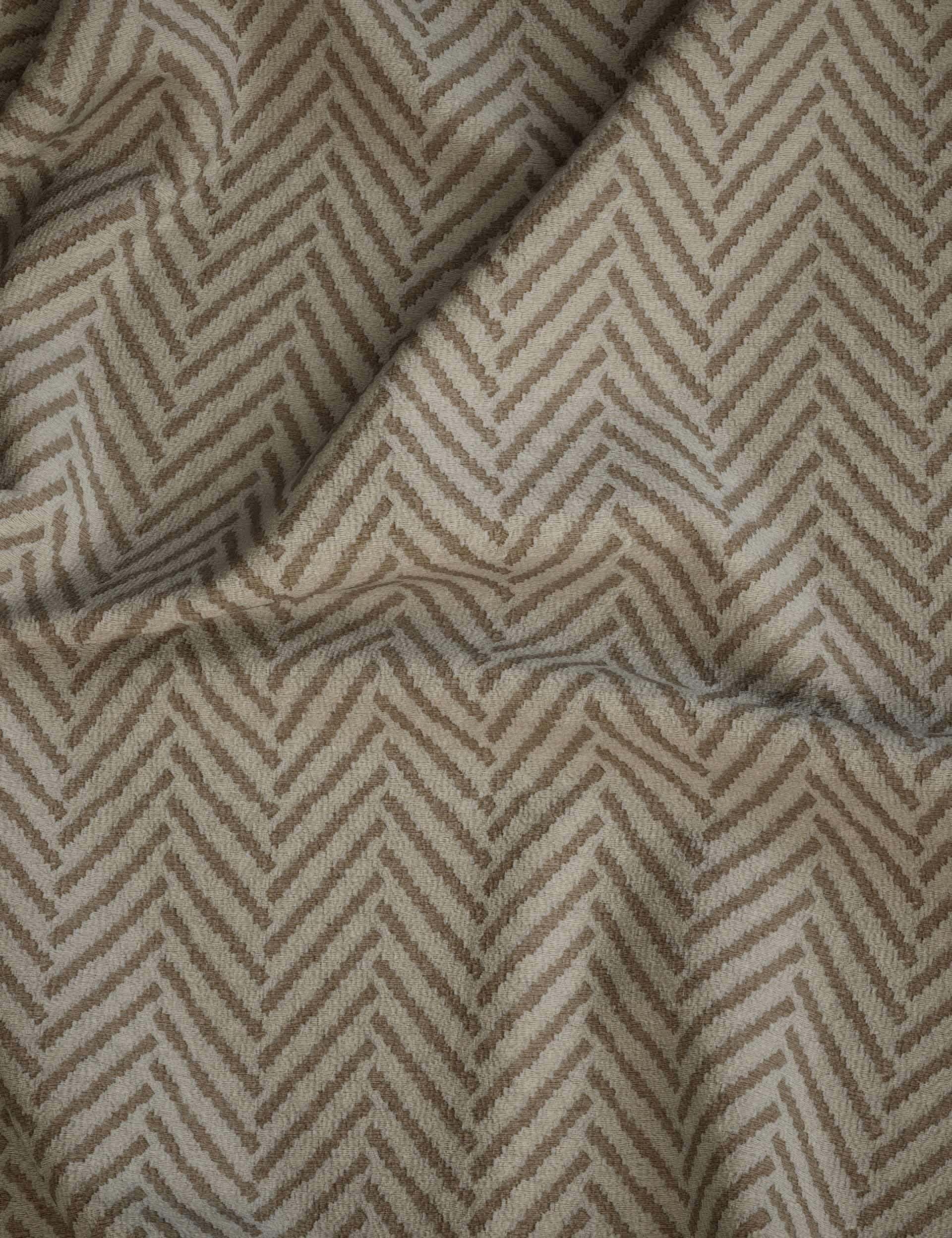 Textured herringbone eyelet curtains (British brand)