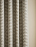 Textured herringbone eyelet curtains (British brand)