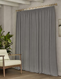 Isabelle pencil pleat blackout curtains polyester - British product