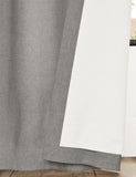 Isabelle pencil pleat blackout curtains polyester - British product