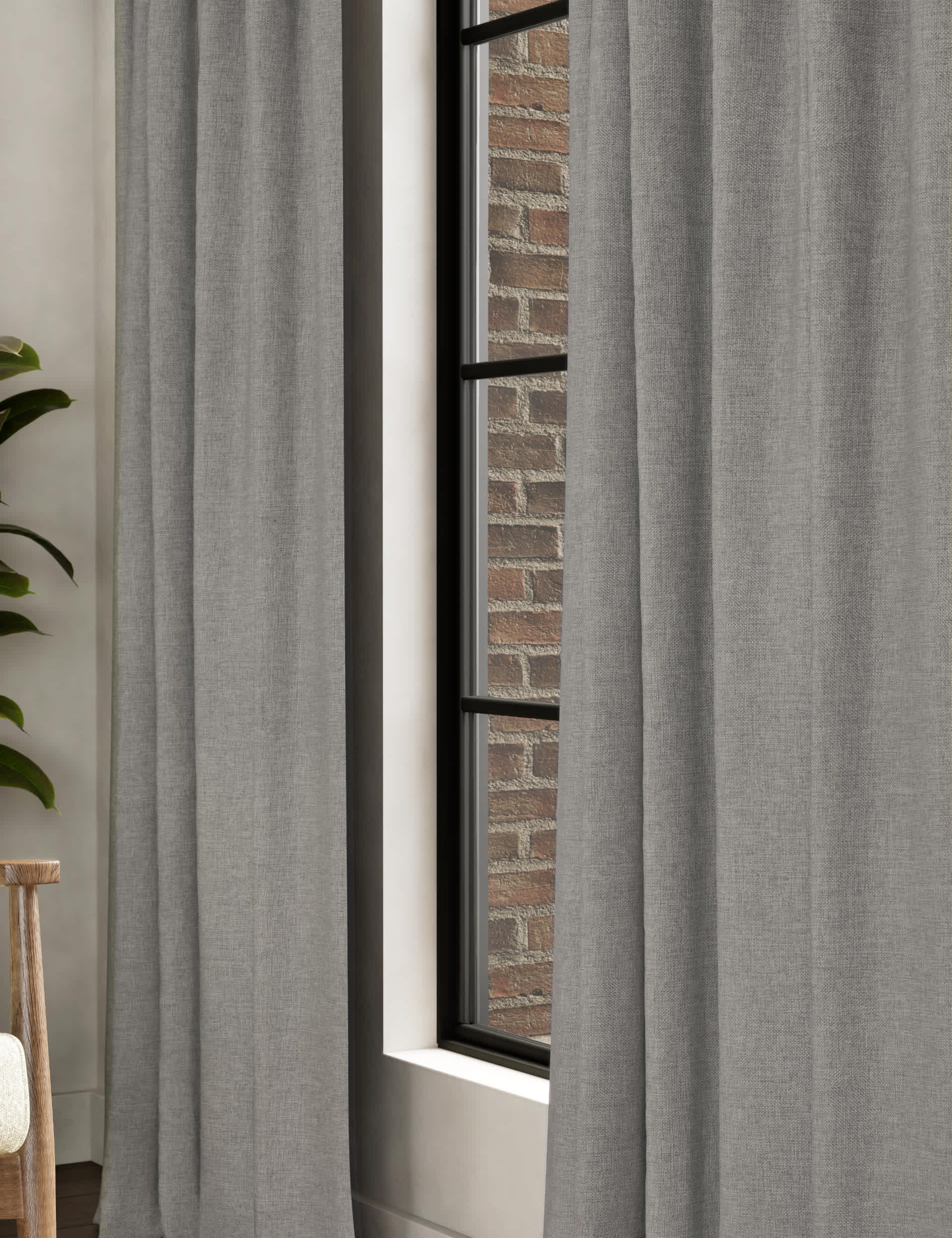 Isabelle pencil pleat blackout curtains polyester - British product