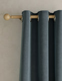 Velvet Eyelet Curtains
