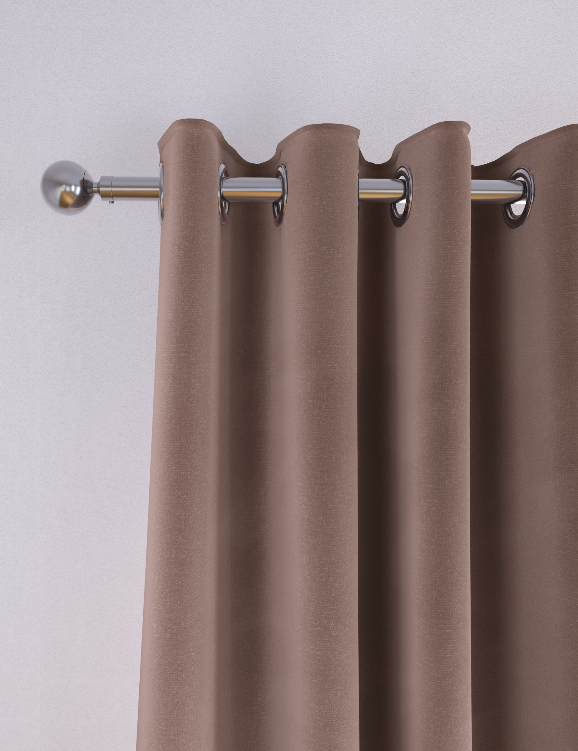 Velvet Eyelet Curtains