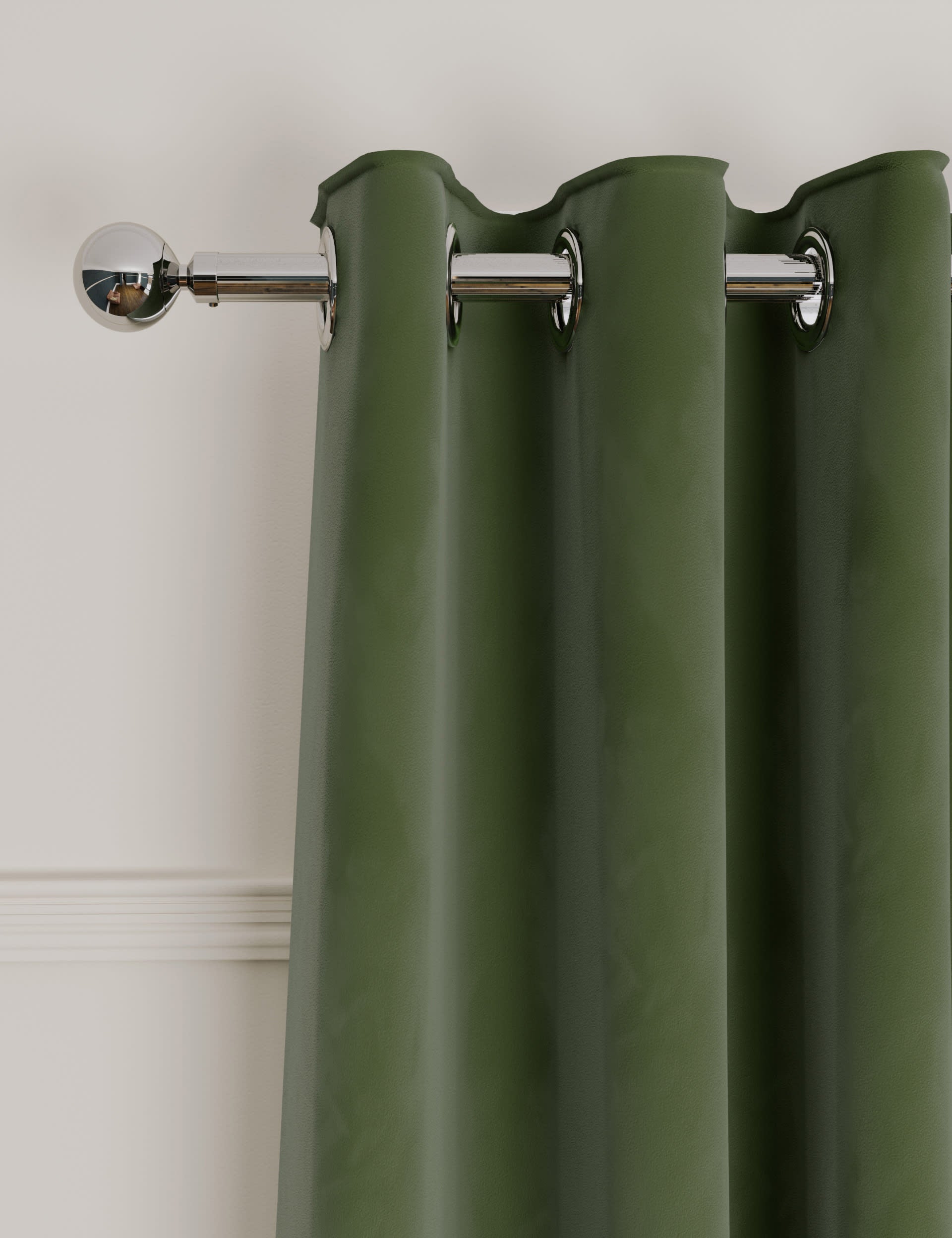Velvet Eyelet Curtains