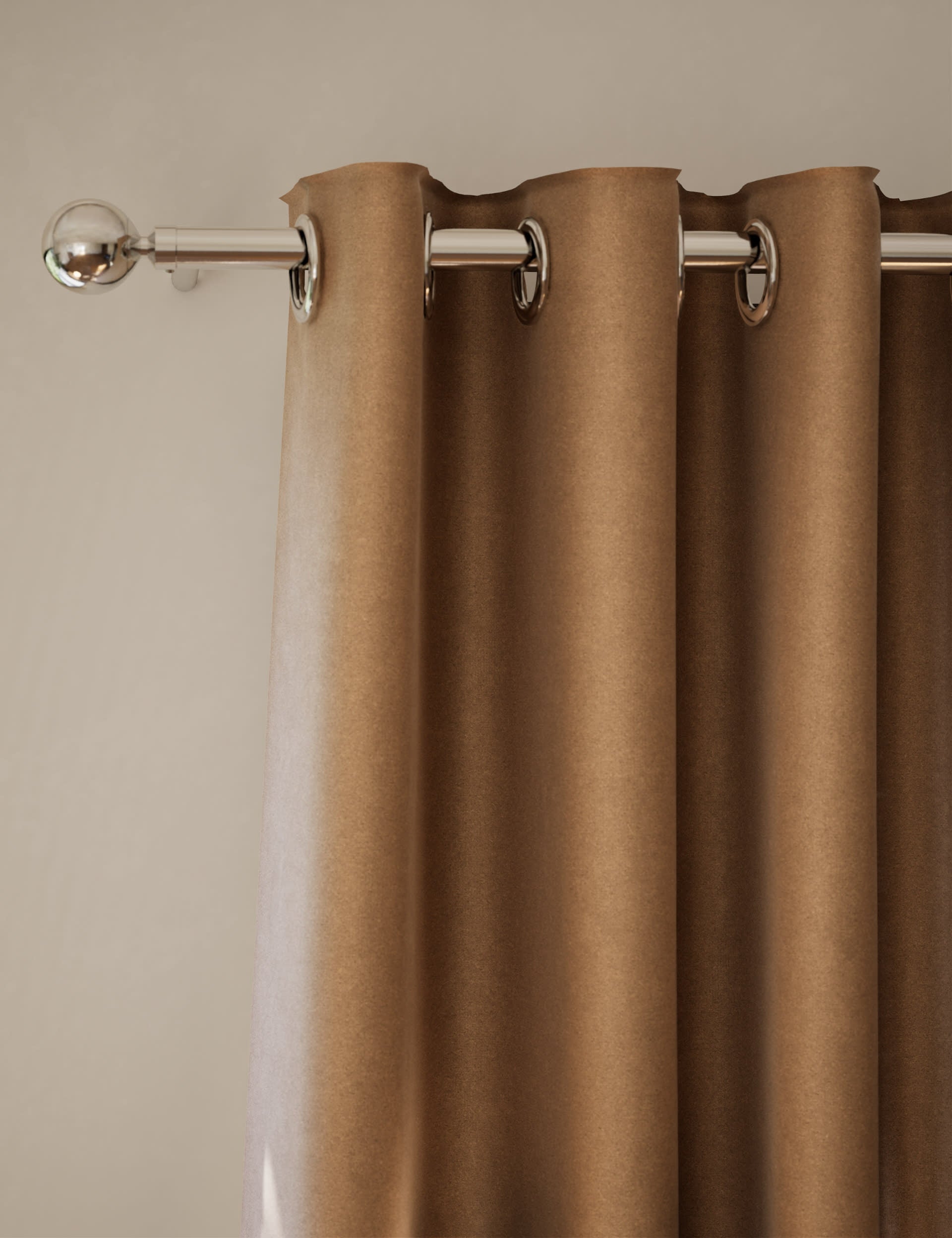 Velvet Eyelet Curtains