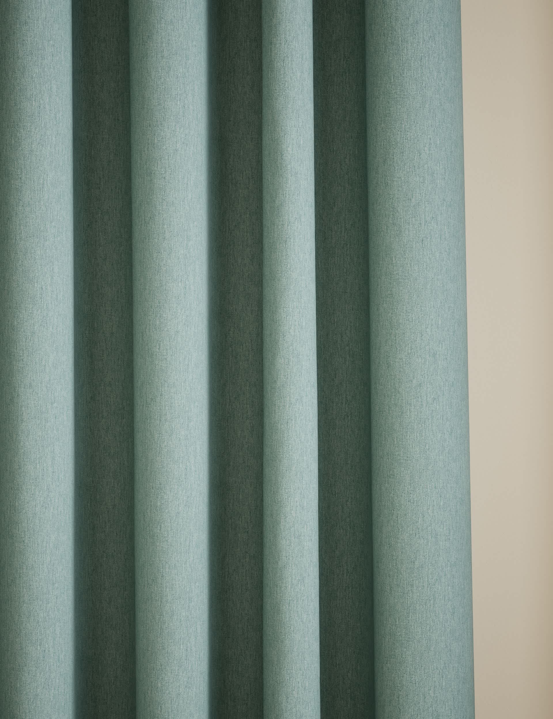 Brushed Eyelet Blackout Thermal Curtains