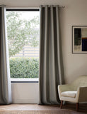 Velvet eyelet ultra thermal curtains (British brand)