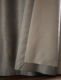 Velvet eyelet ultra thermal curtains (British brand)