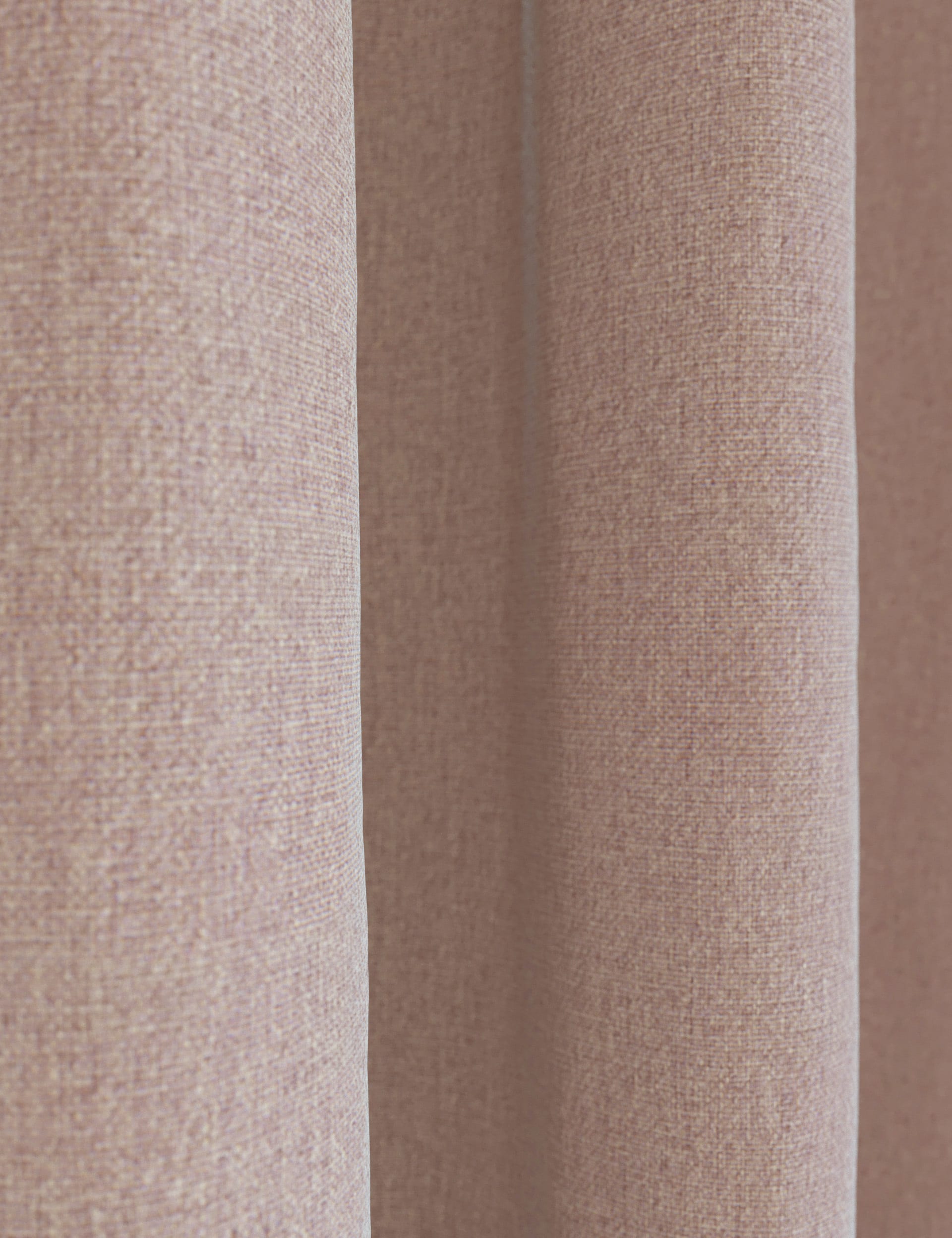 Brushed Pencil Pleat Blackout Thermal Curtains