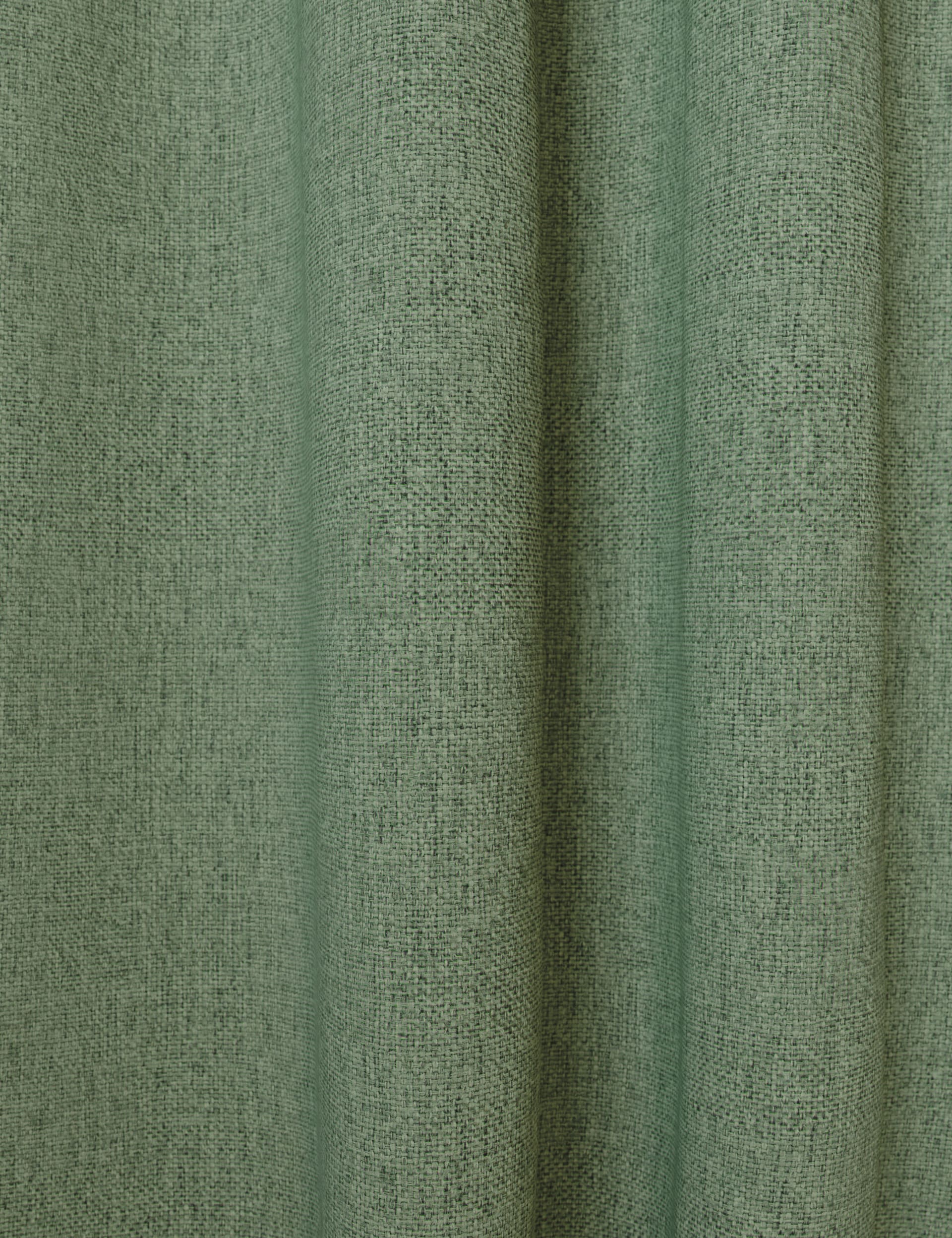Brushed Pencil Pleat Blackout Thermal Curtains