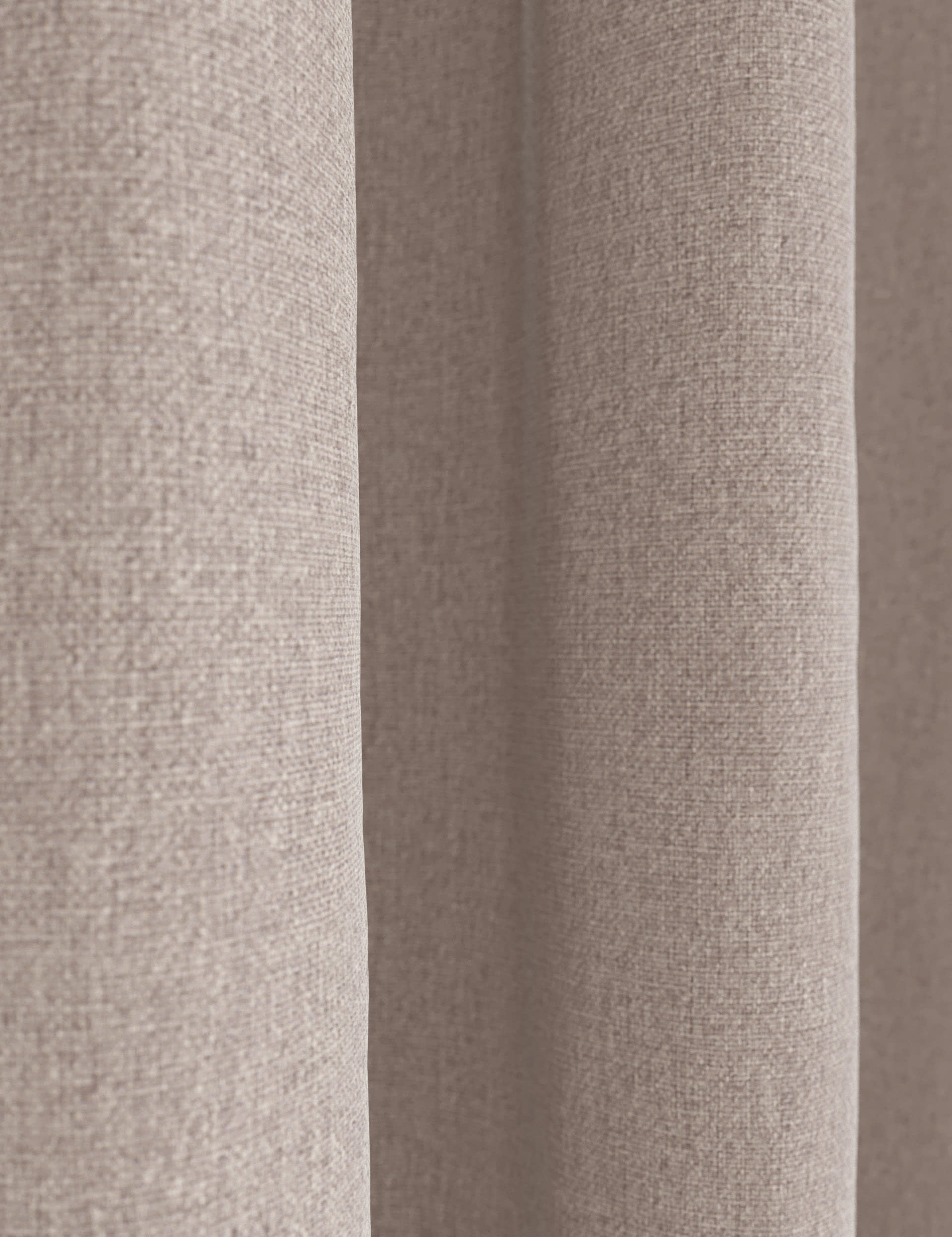 Brushed Pencil Pleat Blackout Thermal Curtains