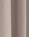 Brushed Pencil Pleat Blackout Thermal Curtains