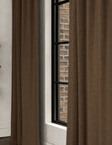 Brushed Pencil Pleat Blackout Thermal Curtains
