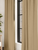 Brushed Pencil Pleat Blackout Thermal Curtains