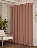 Herringbone eyelet curtains (British brand)