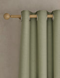 Brushed Eyelet Ultra Thermal Blackout Curtains