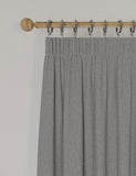 Brushed pencil pleat blackout thermal curtains - British product