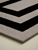 M&S Kelly Hoppen cut rectangular wool rug - British product