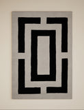 M&S Kelly Hoppen cut rectangular wool rug - British product