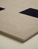 Kelly Hoppen pure wool dash geometric rug, imported from the UK