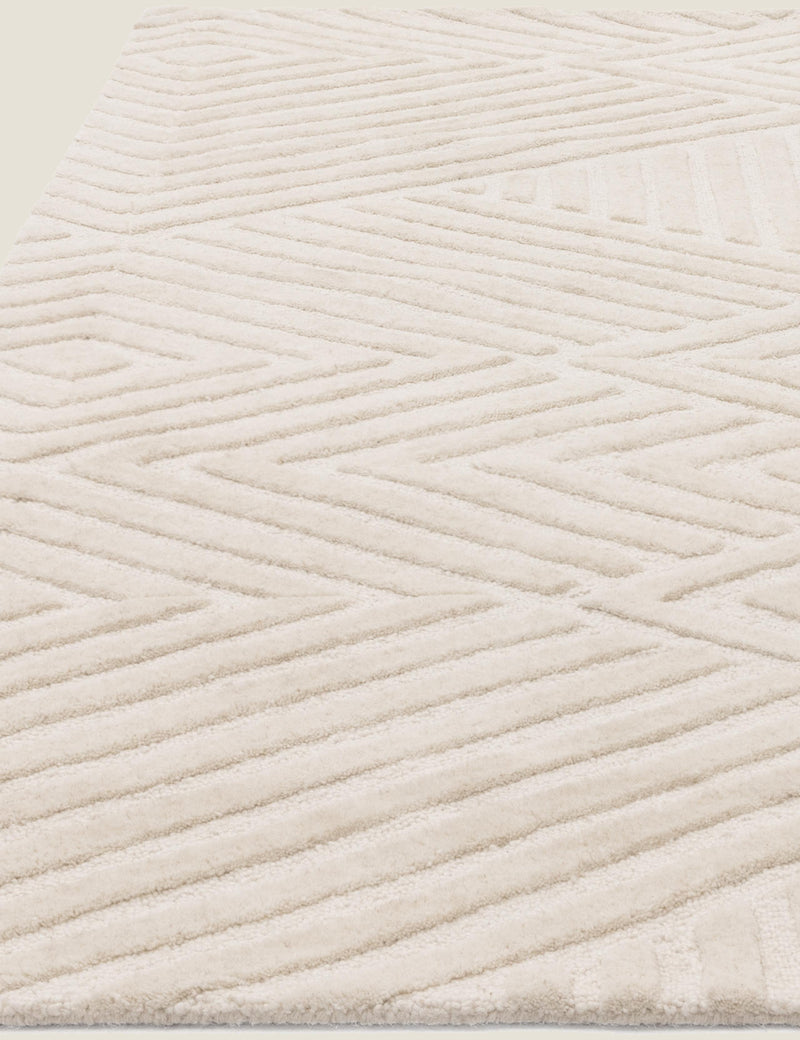 Pure wool Hague rug chevron design 120x170 cm, imported from the UK