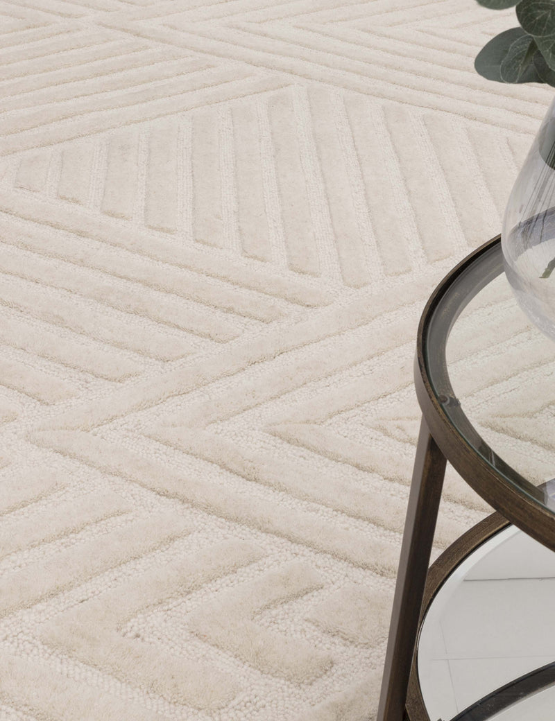 Pure wool Hague rug chevron design 120x170 cm, imported from the UK