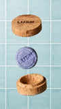 Lush Jumping Juniper solid shampoo bar, imported from the UK