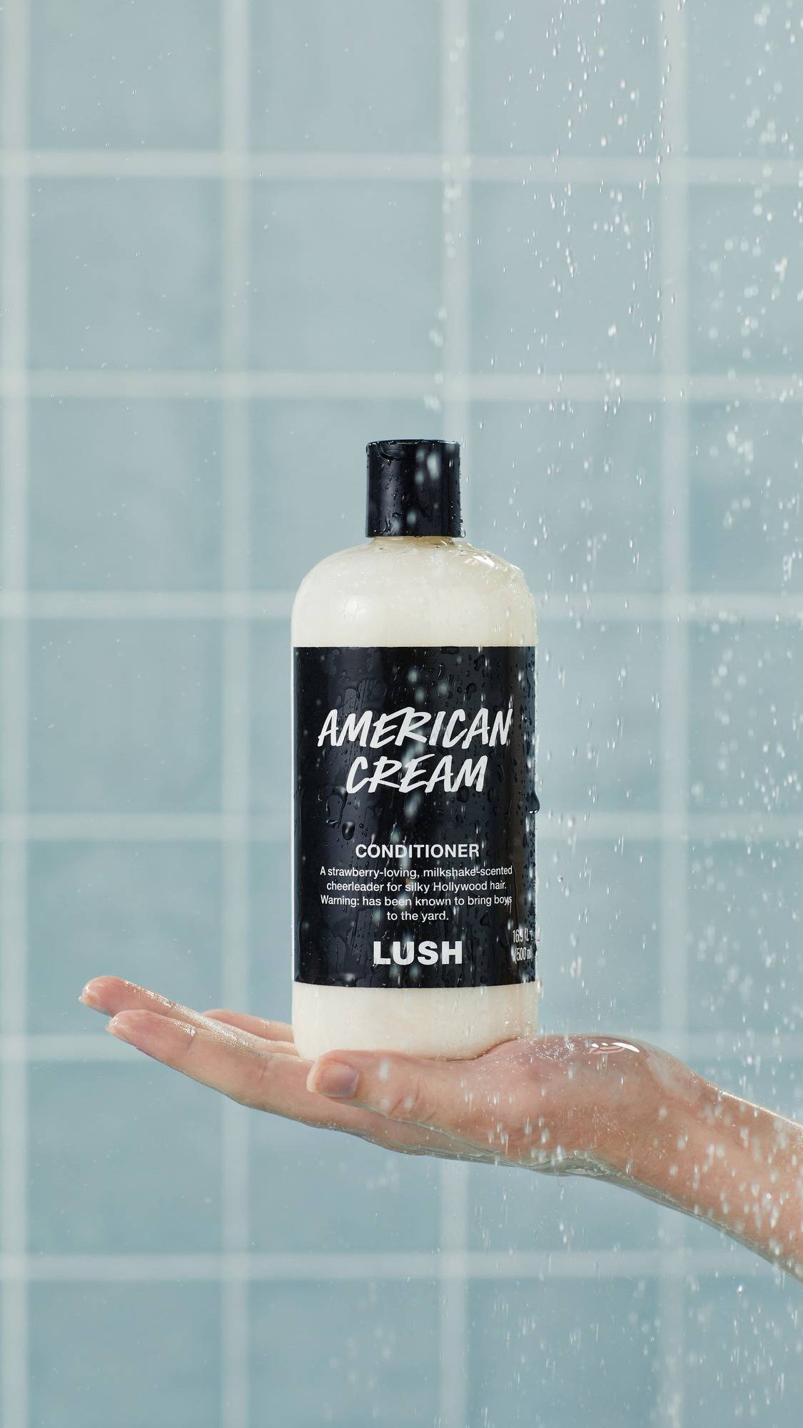 Conditioner American Cream strawberry and vanilla, imported from the UK