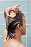 Lush Soak and Float shampoo bar, imported from the UK