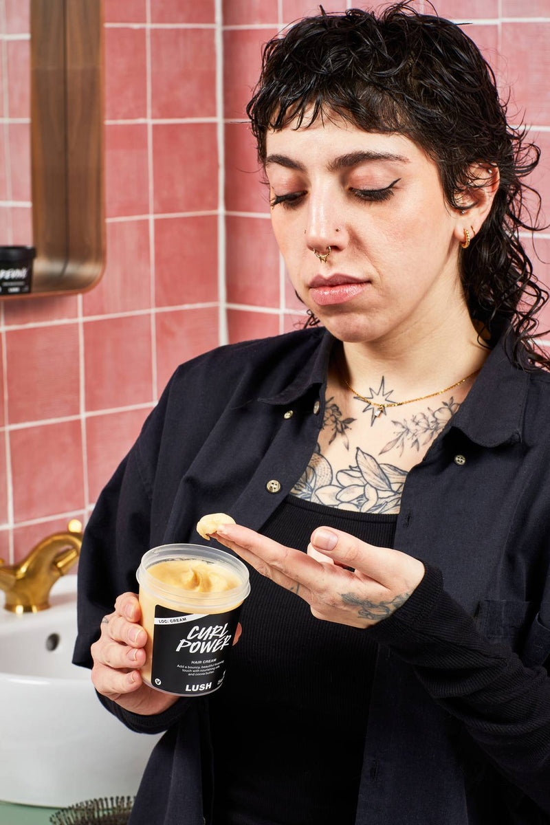 Curl Power hair styling cream for curls (British brand)