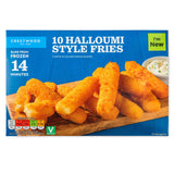 Frozen breadcrumbed halloumi style fries 10 pack, imported from the UK