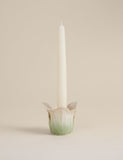 Ceramic handkerchief petal candle holder 8.9 cm (British brand)