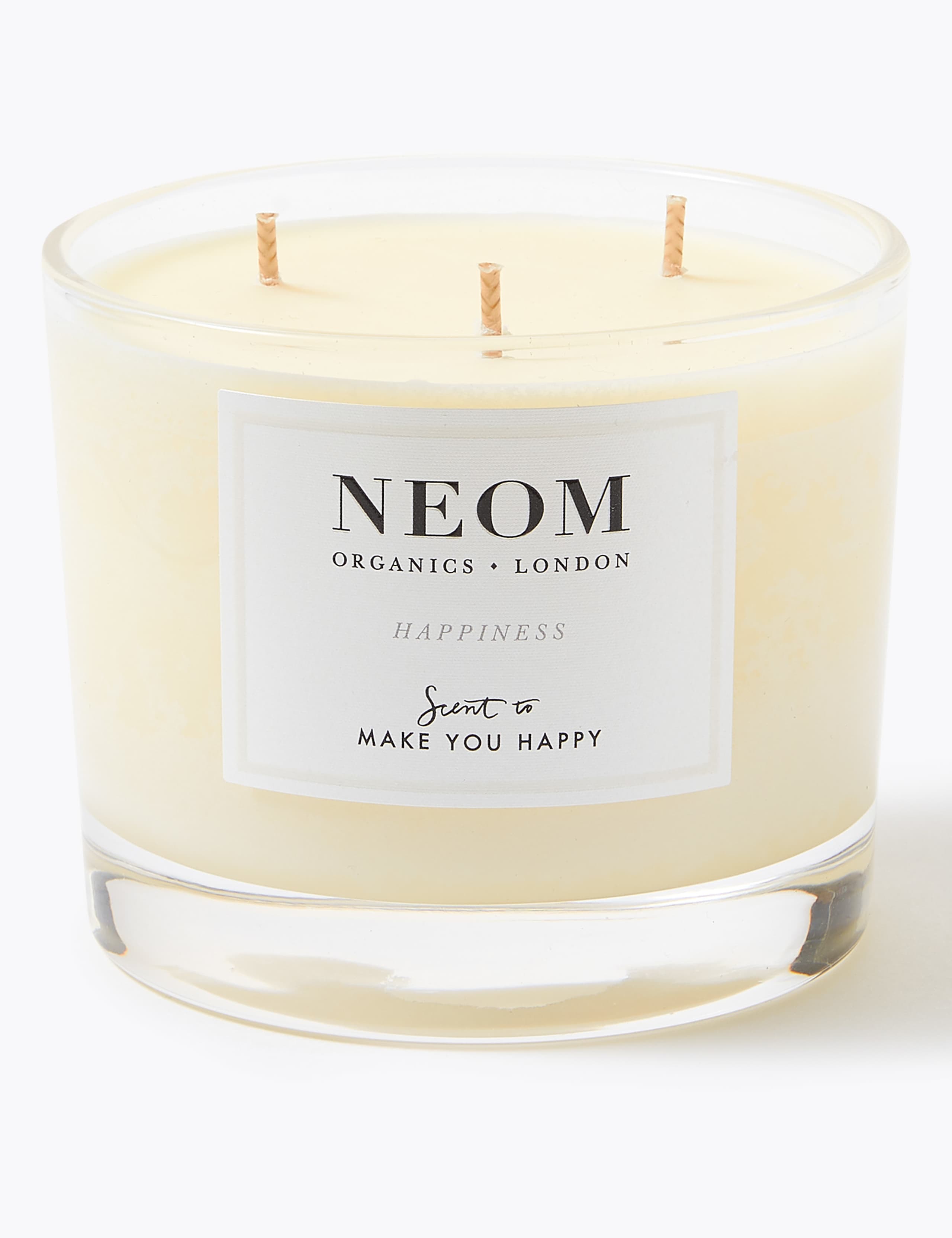 Neom Happiness 3 Wick Scented Candle 420g, UK version
