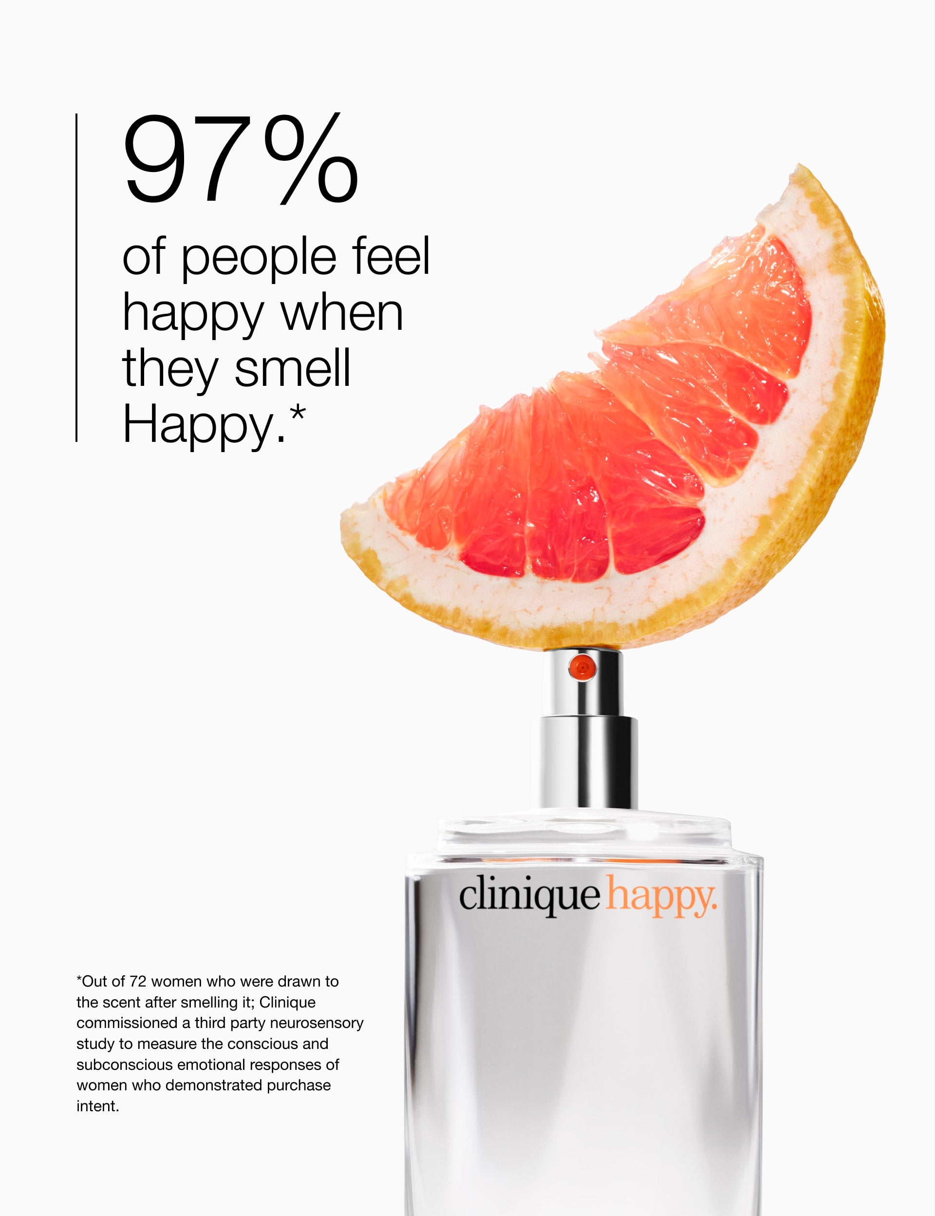 Clinique perfume spray with citrus floral notes 50ml, UK version