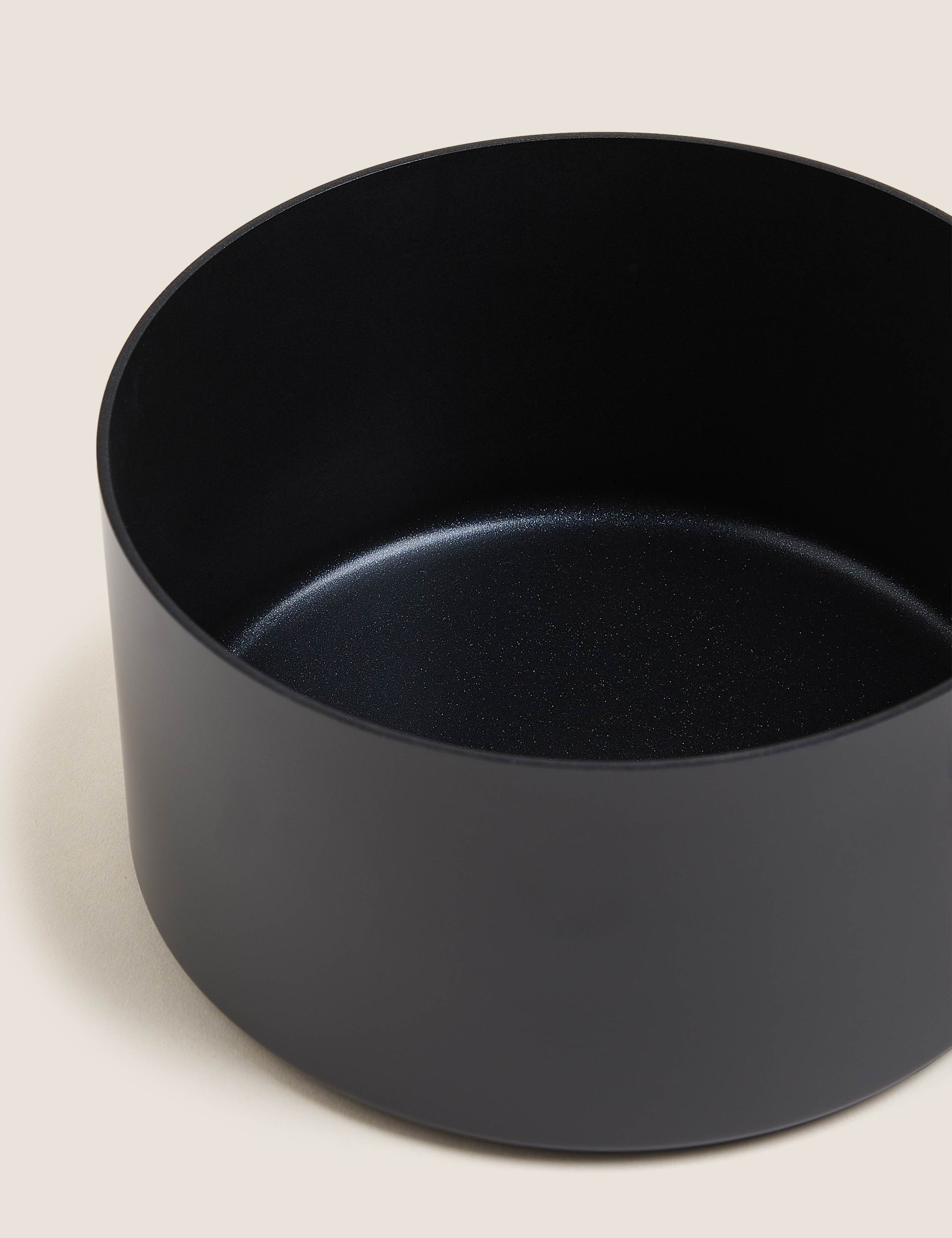 Hard anodised 20cm saucepan non-stick finish - British product