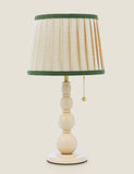 Joules Harewood wooden bobbin table lamp 39 cm - British product