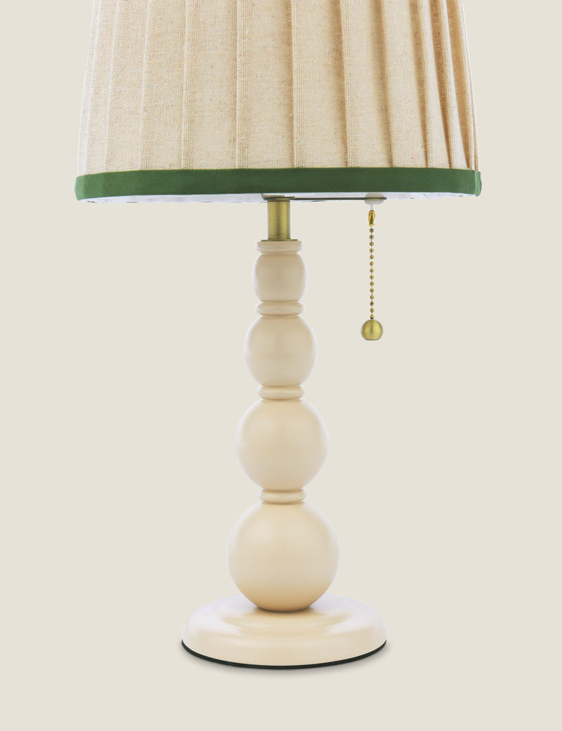 Joules Harewood wooden bobbin table lamp 39 cm - British product