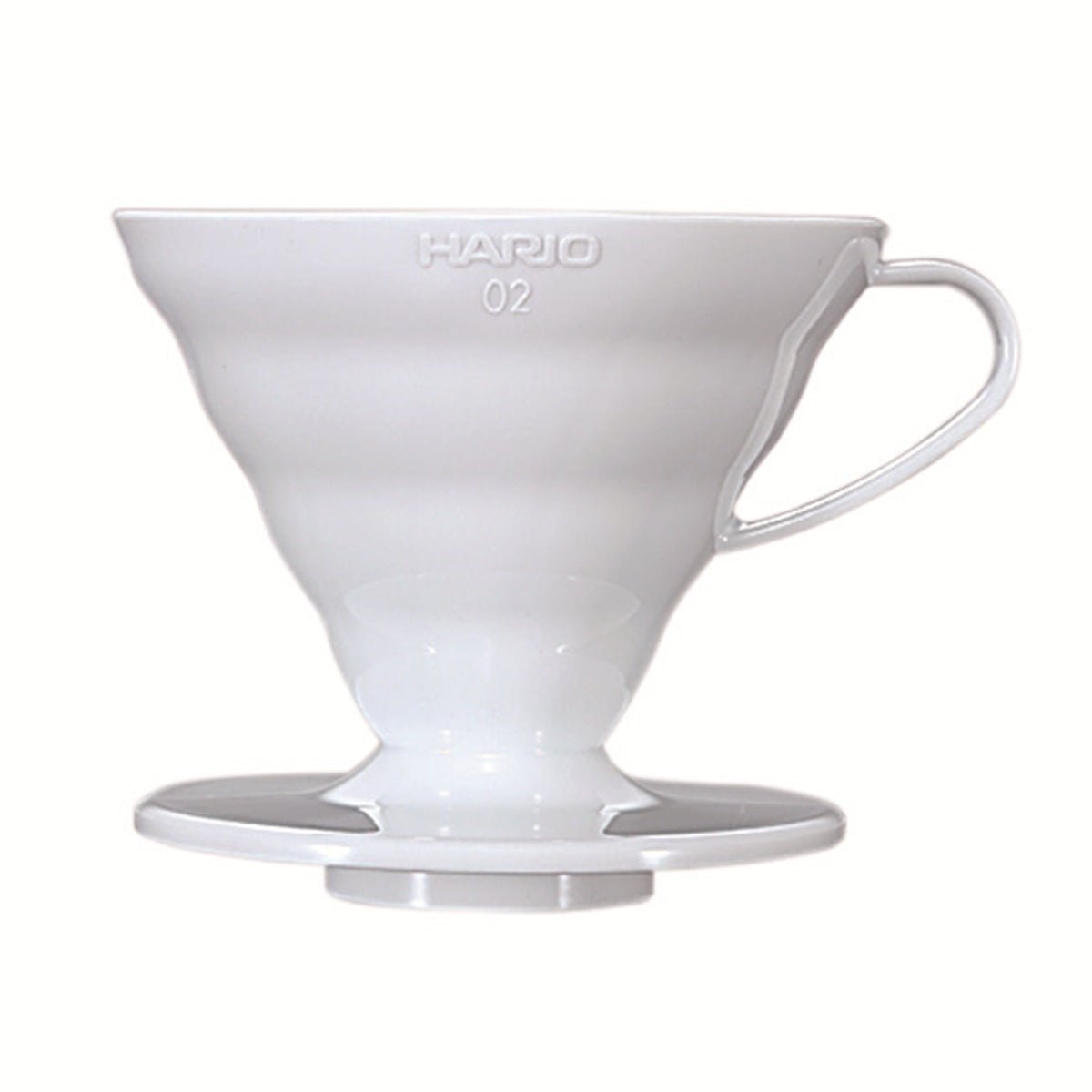 Hario V60 plastic white size 2 coffee dripper (British brand)